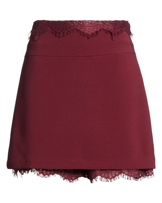 No Secrets Red Mini Skirts