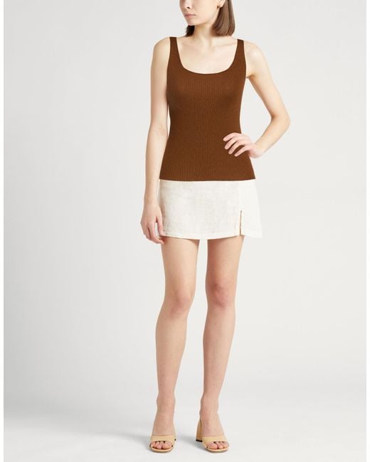 Top Roberto Collina de color Brown