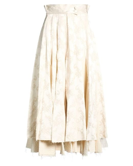 A.W.A.K.E. MODE White Maxi Skirt