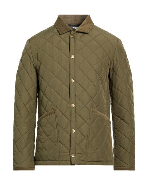 Husky Green Puffers for men