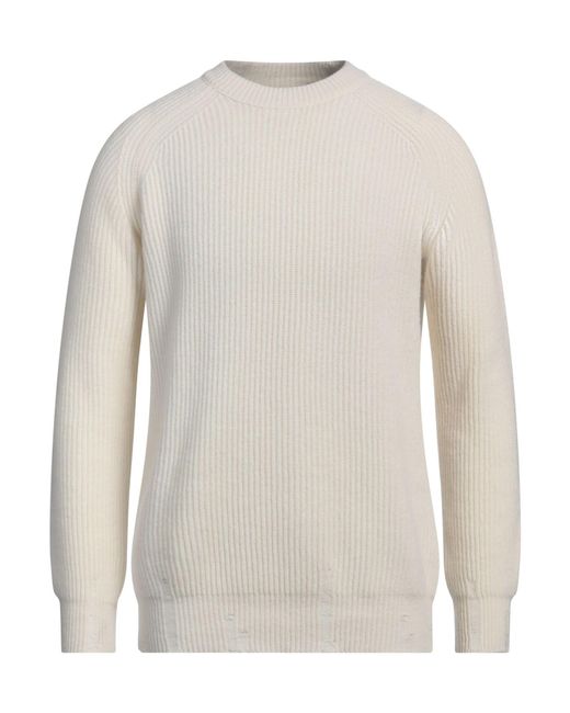 ATOMOFACTORY White Sweater Wool, Cashmere for men