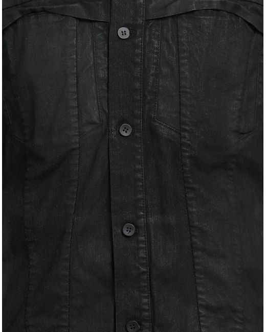Masnada Black Denim Outerwear for men