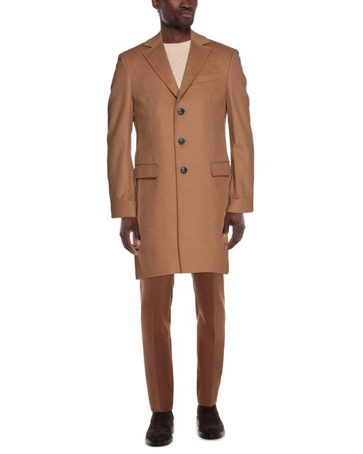 Tommy Hilfiger Coat in Camel (Brown) for Men | Lyst