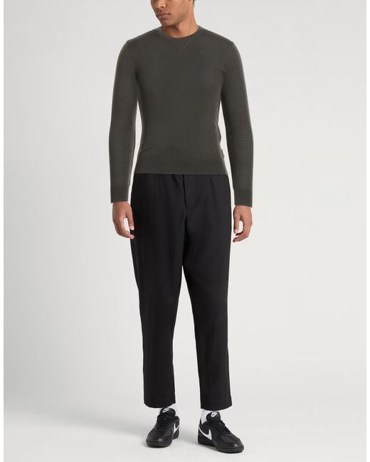 ARMANI EXCHANGE Gray Sweater Virgin Wool, Wool, Polyamide, Elastane for men