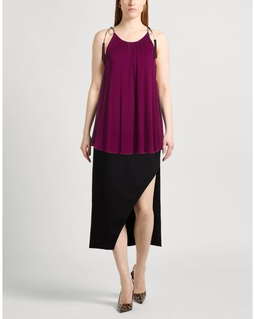 Roberto Cavalli Purple Top Viscose