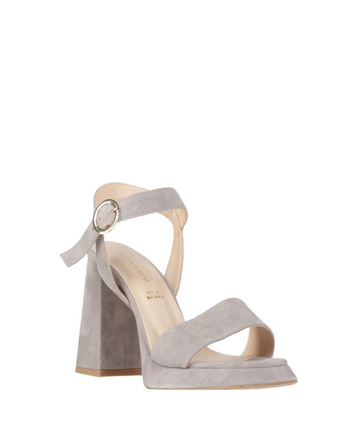 Shaddy White Light Sandals Leather