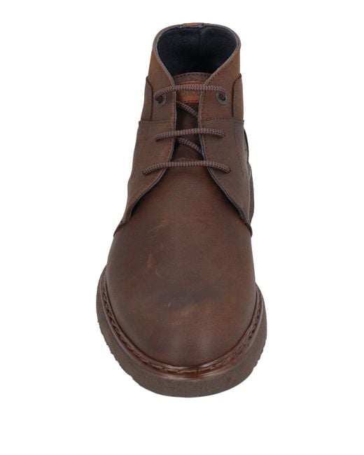 Fluchos Brown Ankle Boots for men