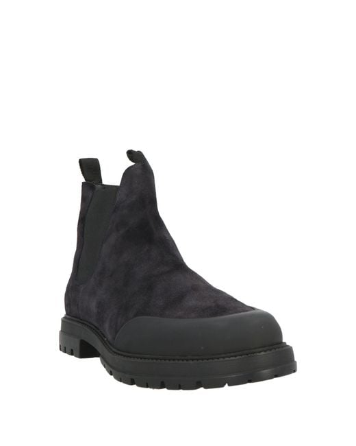 Peuterey Black Midnight Ankle Boots Leather for men