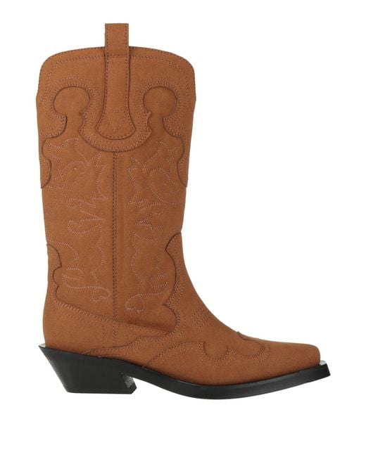 Ganni Brown Boots
