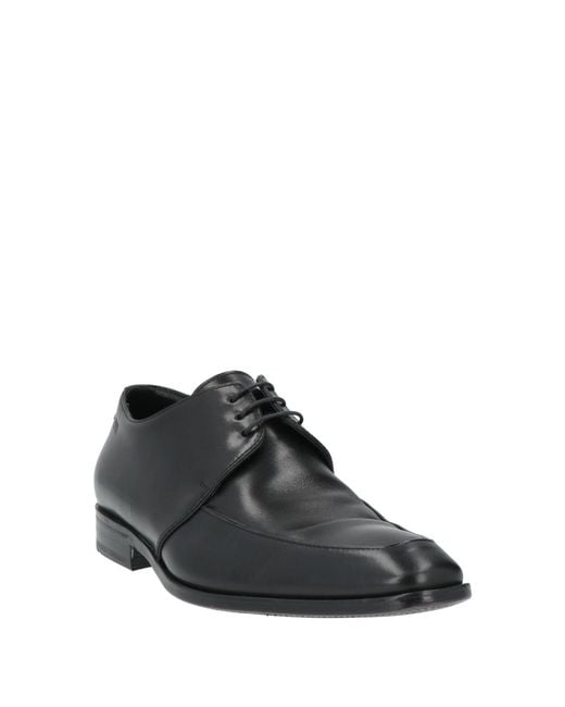 Boss Black Lace-Up Shoes Leather for men