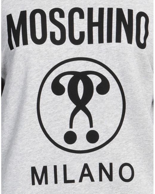 Moschino Gray Sweatshirt
