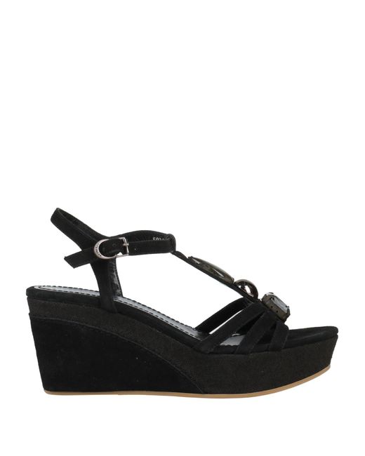 Apepazza Black Sandals