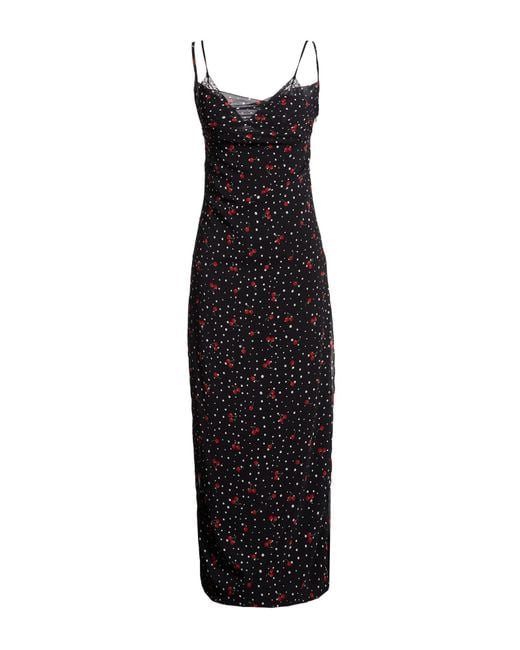 DES_PHEMMES Black Maxi Dress