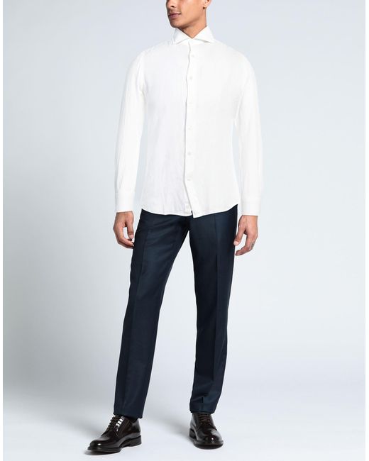 Camisa RICHARD OWE'N de hombre de color White