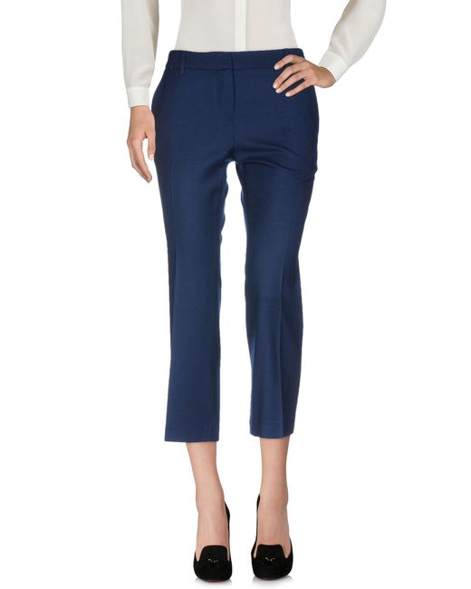 THE MOLLY CROPPED TROUSERS (ROYAL BLUE)