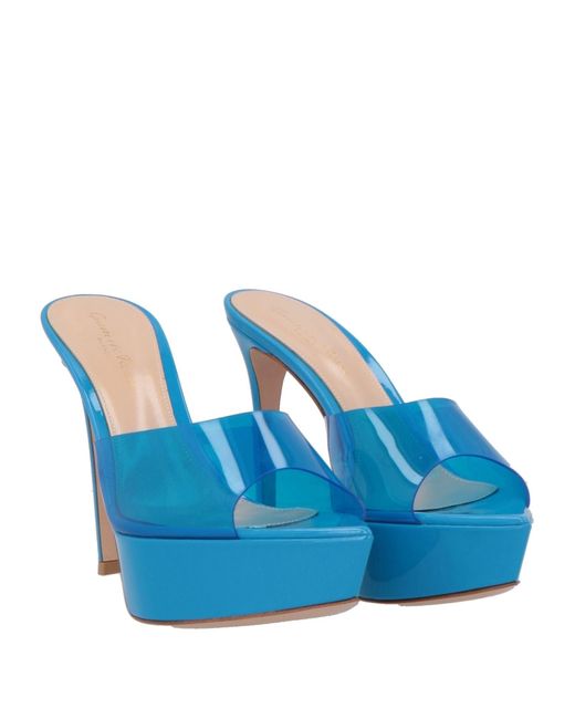 Gianvito Rossi Blue Sandals