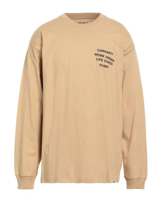 Carhartt Natural Sand T-Shirt Cotton for men