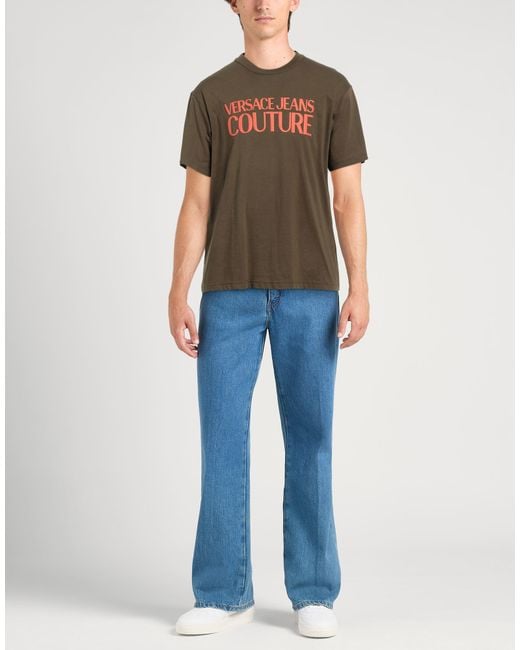Versace Jeans Couture Green T-shirt for men
