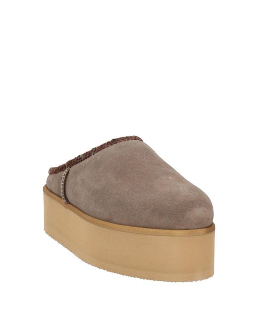 Ennequadro Brown Mules & Clogs