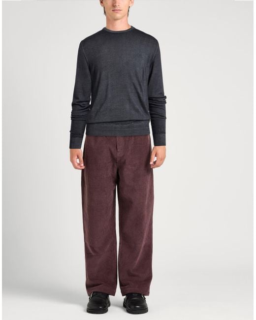 La Martina Blue Charcoal Sweater Wool for men