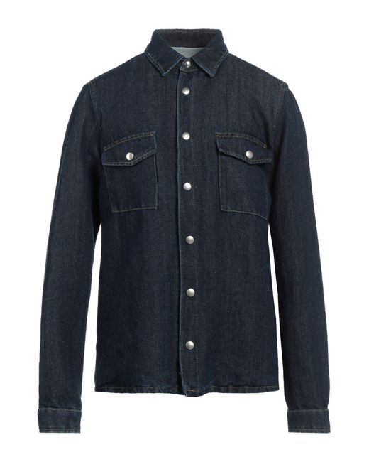 Brian Dales Blue Denim Outerwear for men