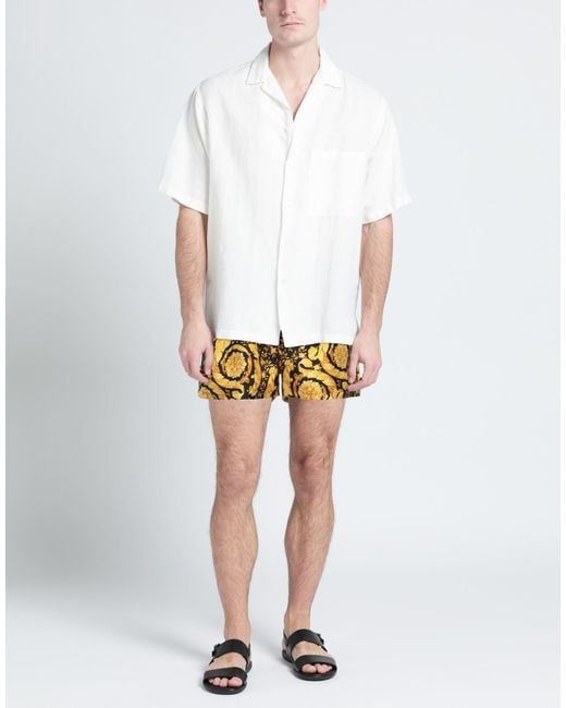 Versace Metallic Shorts & Bermuda Shorts for men