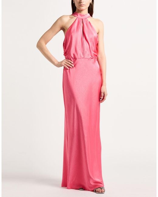 Rinascimento Pink Maxi Dress Polyester