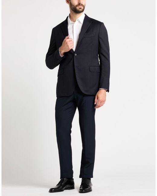 Lardini Blue Blazer Wool for men