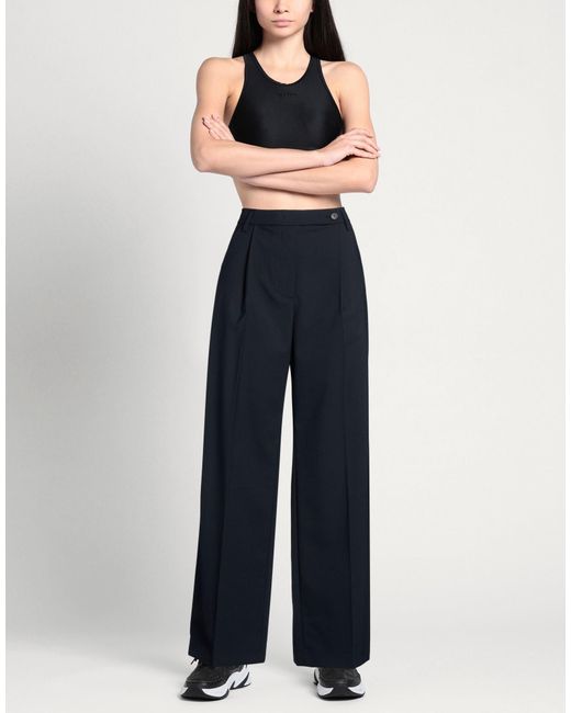 Department 5 Blue Pants Polyester, Virgin Wool, Elastane