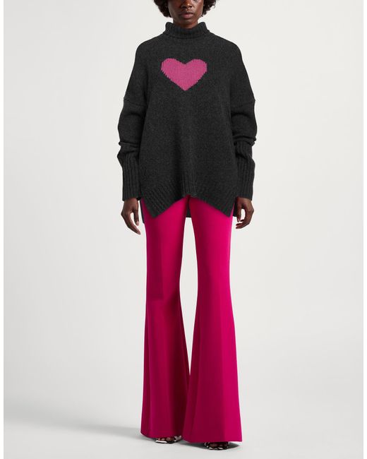 Zadig & Voltaire Black Charcoal Turtleneck Merino Wool