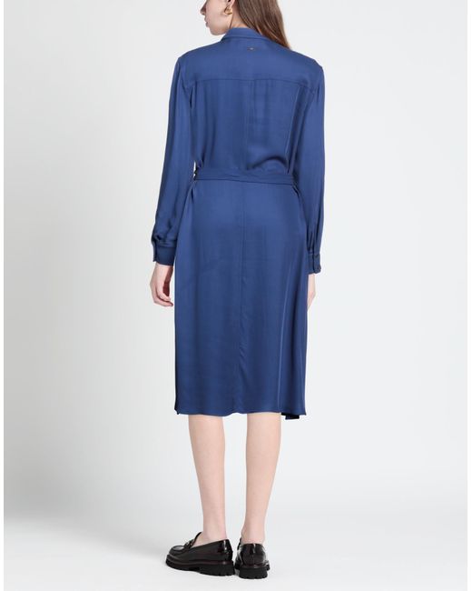 Armani Exchange Blue Midi Dress
