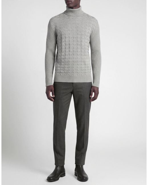 PHILOTINTO Gray Turtleneck for men