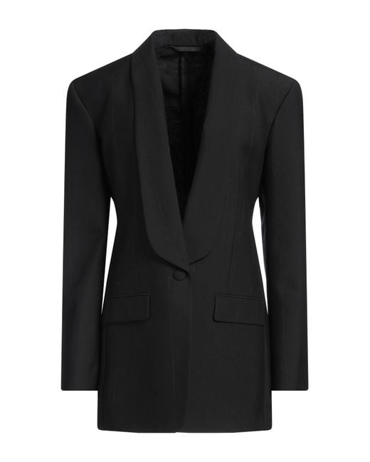 Givenchy Black Blazer Wool, Polyester, Elastane, Viscose, Polyamide