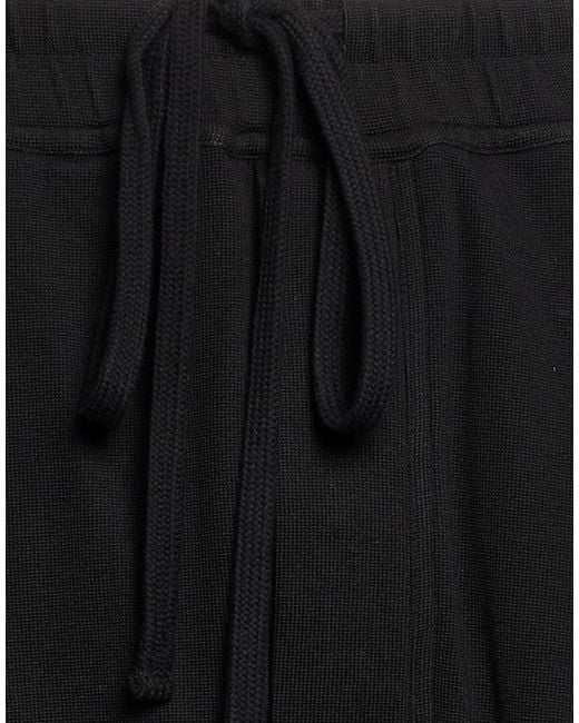 Thom Krom Black Pants Cotton, Polyester, Elastane for men