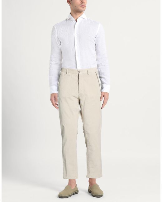 Messagerie Natural Pants Cotton, Elastane for men