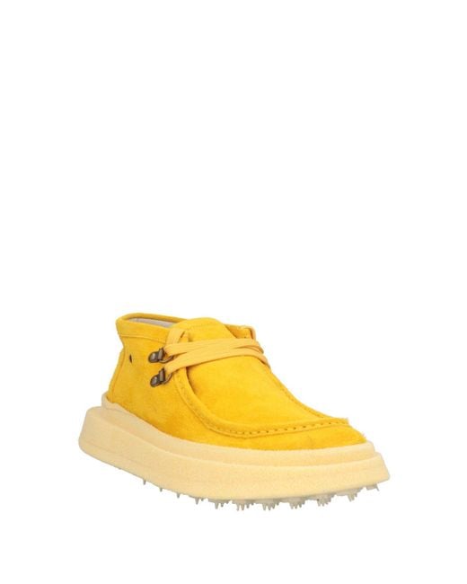 Barracuda Yellow Lace-Up Shoes