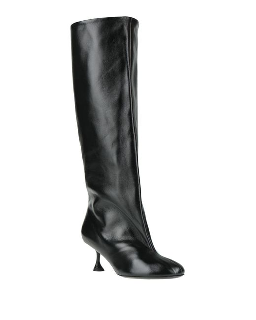 Proenza Schouler Black Boot Leather