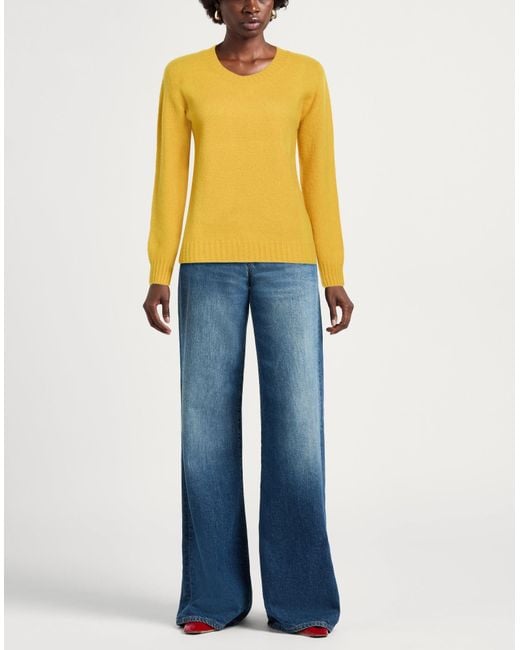 Drumohr Yellow Sweaters