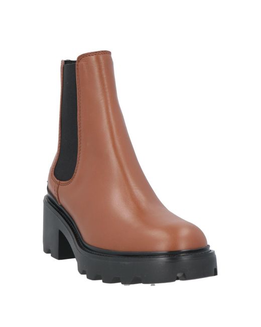 Tod's Brown Ankle Boots