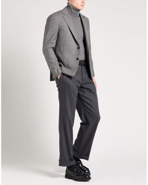 Pal Zileri Gray Blazer Wool for men