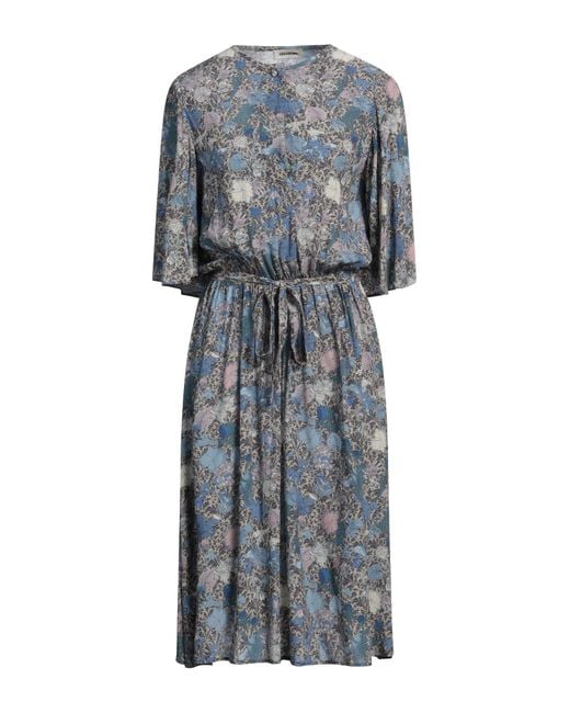 Zadig & Voltaire Gray Midi-Kleid
