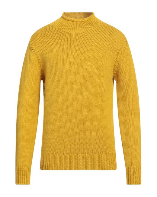 FILIPPO DE LAURENTIIS Rollkragenpullover in Yellow für Herren