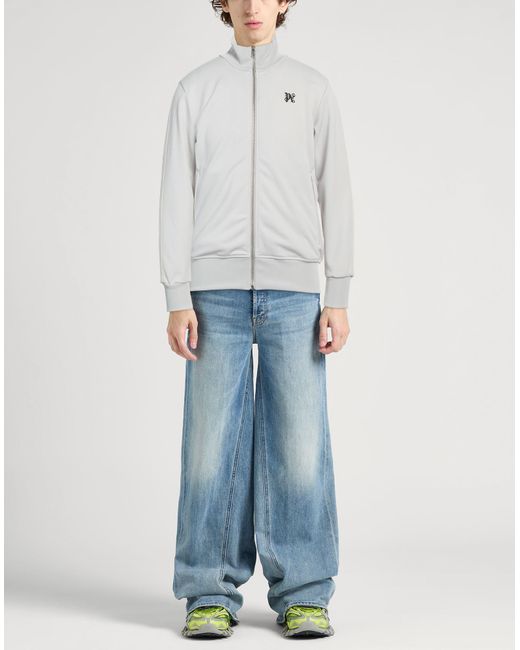 Palm Angels Gray Sweatshirt for men