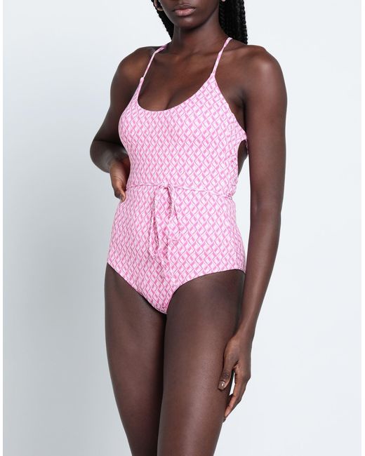 IU RITA MENNOIA Pink One-piece Swimsuit