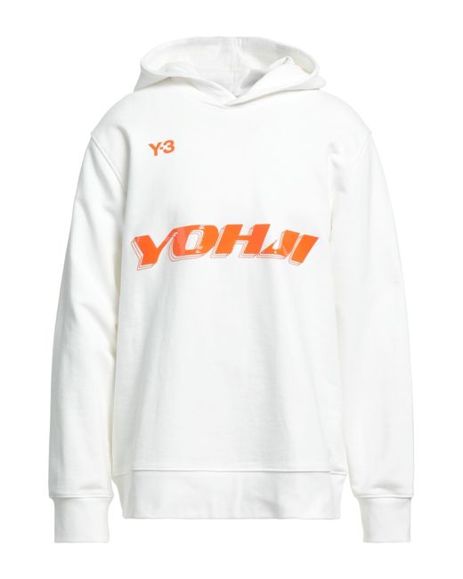 Y-3 White Sweatshirt for men