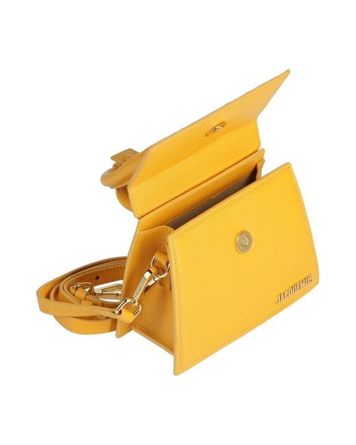 Jacquemus Yellow Handbag Leather