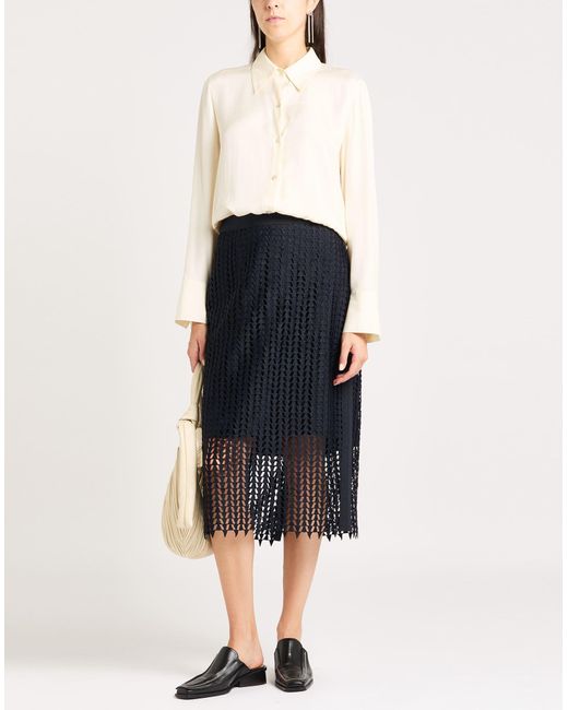 Marc Cain Blue Midi Skirt