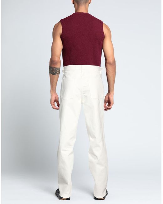 Jil Sander White Jeans for men