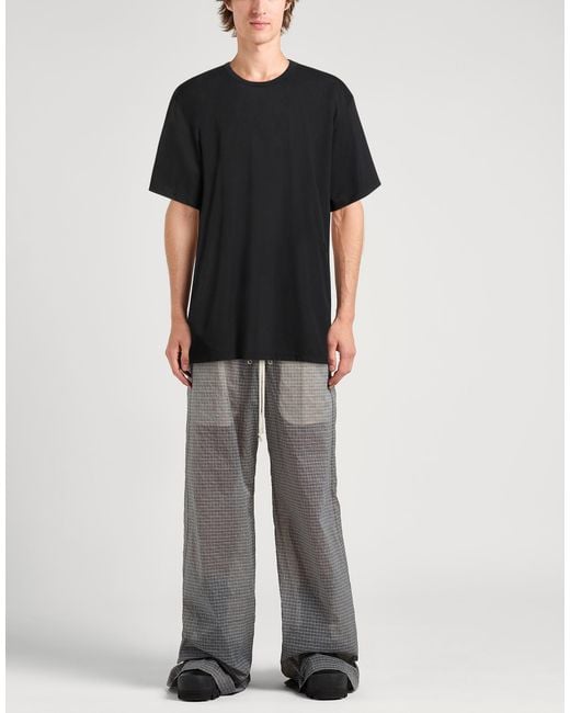 Y-3 Black T-Shirt Cotton, Polyester for men