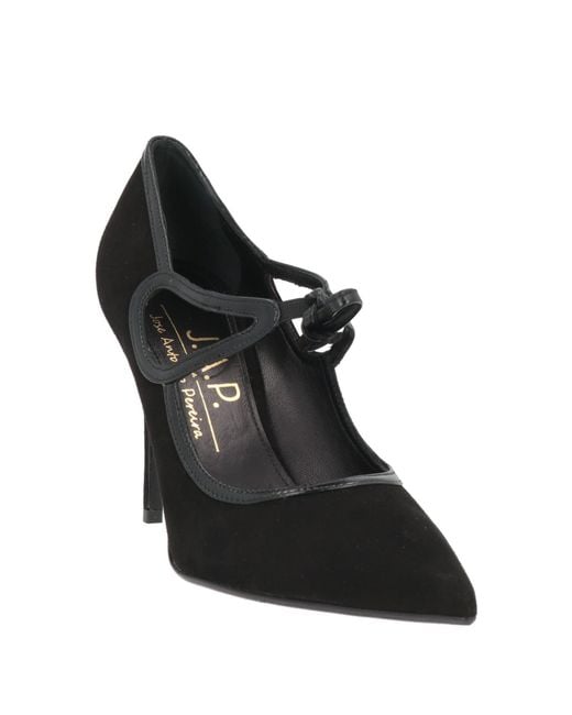 J.A.P. JOSE ANTONIO PEREIRA Black Pumps Leather
